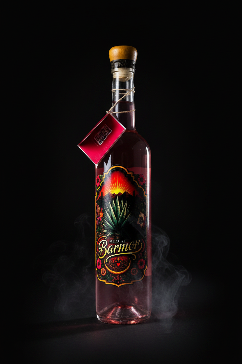 BARMOR rosa fondo negro